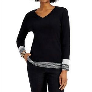 Small petite long sleeve white blouse